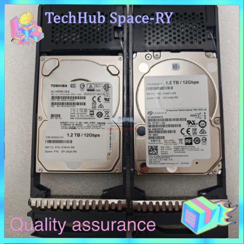 NetApp X342A-R6 SP-342A-R6 1.2TB 10K SAS 1.2T 2.5 Ds224c Hard Drive