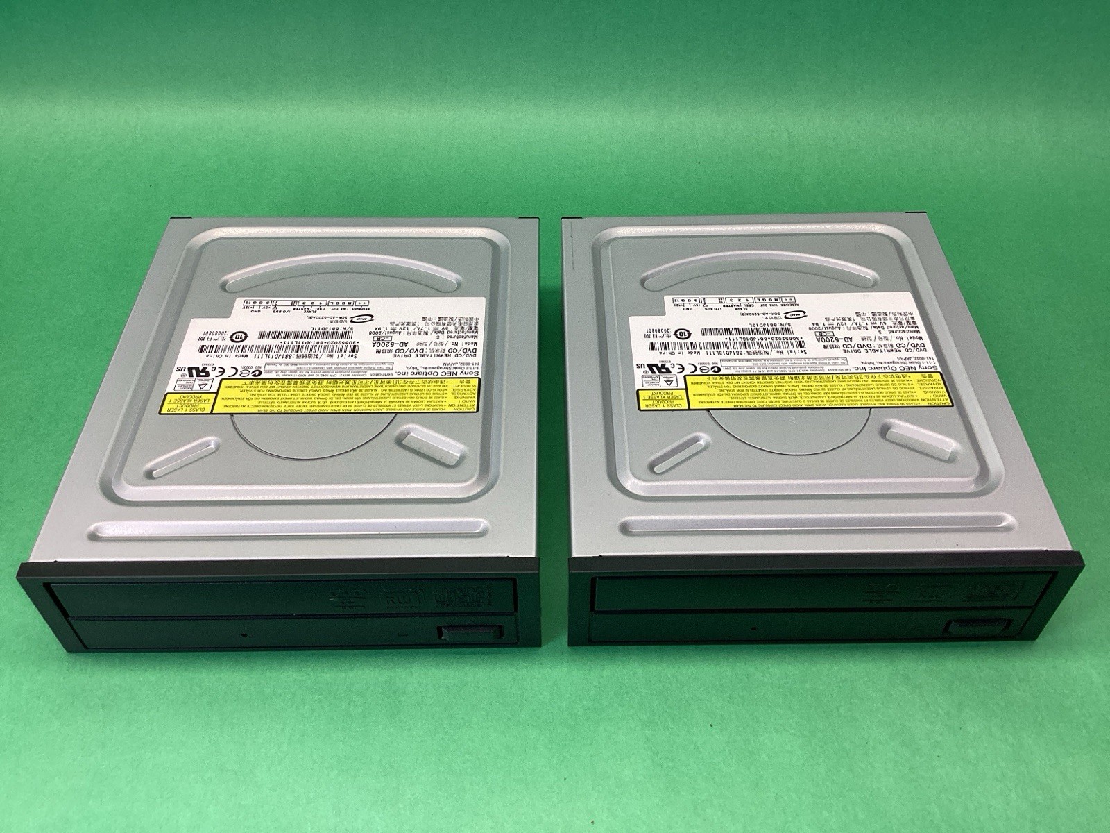 Black Sony AD-5200A DVD CD Rewritable CDROM Internal IDE Desktop Drive LOT OF 2
