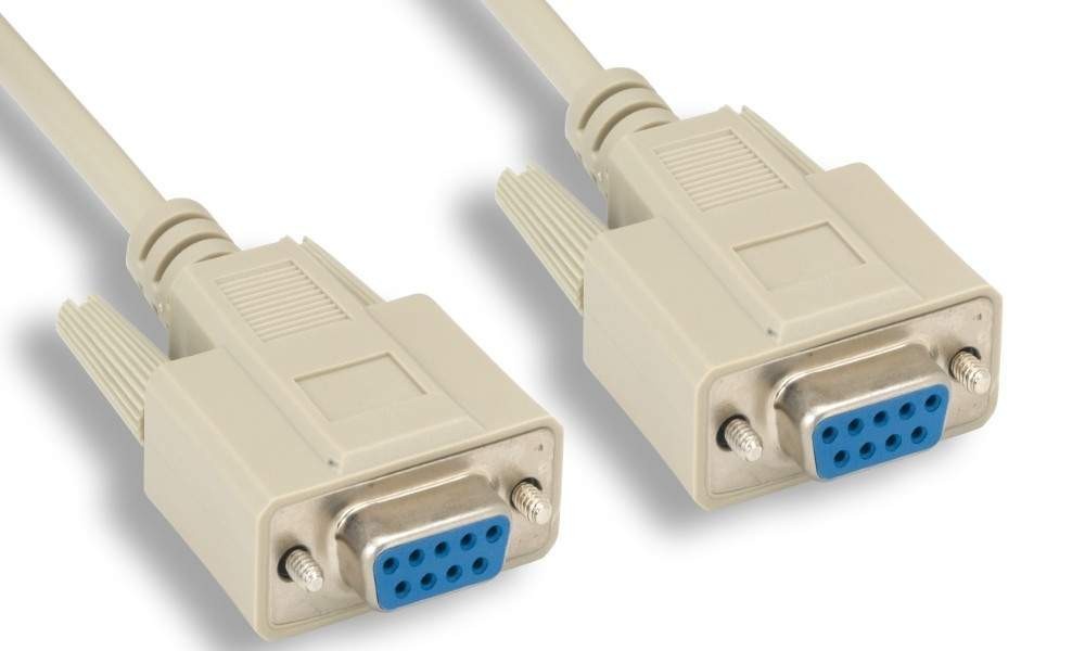 10FT 9 Pin DB9 Serial RS-232 Female to Female Straight Cable Shielded F-F