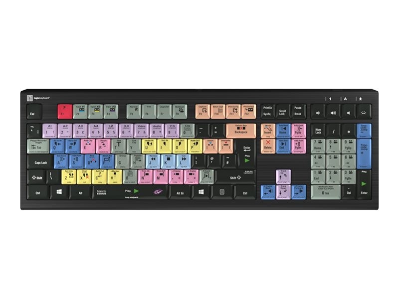 GrassValley Edius Astra 2 UK PC Keyboard Logic Keyboard LKB-EDIUS-A2PC-UK