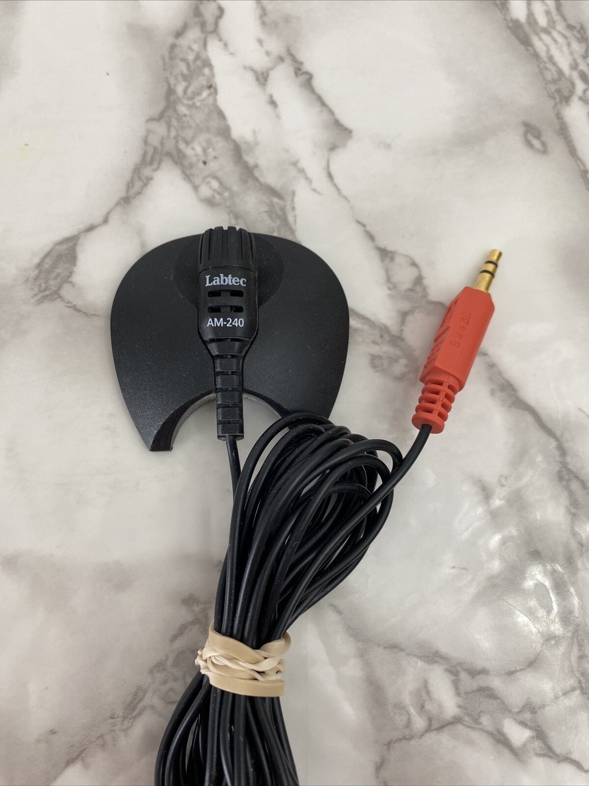 Labtec FlexiMount PC Microphone AM-240 NCAT Voice Access Vintage 1998 w/Mount
