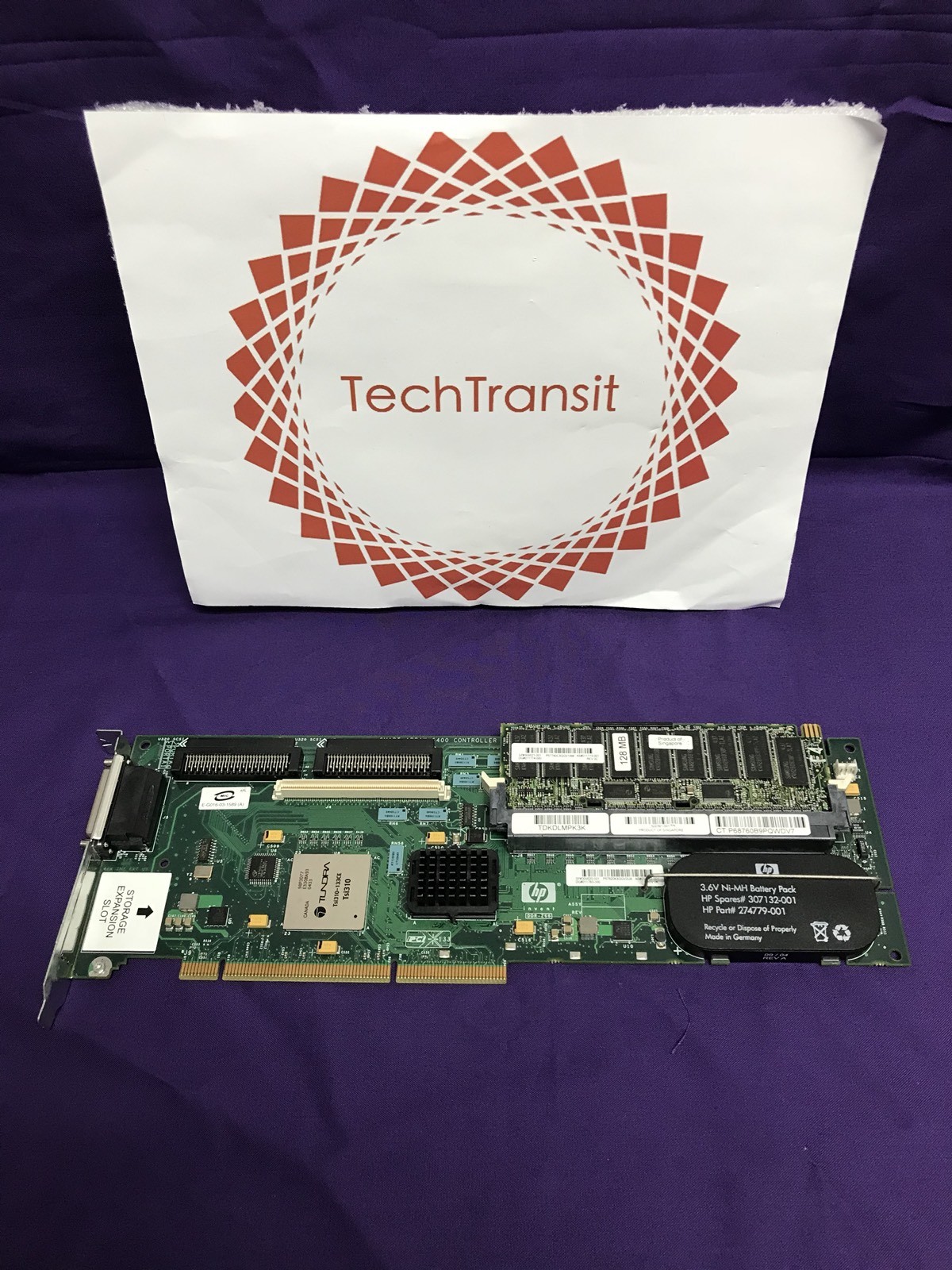 HP 273915-B21 309520-001 COMPAQ Smart Array 128MB Controller 