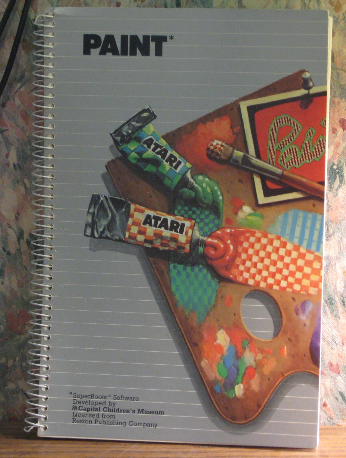 Atari XL Era Paint Owner's Manual - Capital Children's Museum / Reston 1983 Vtg