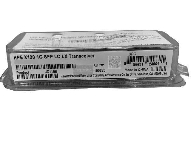 JD119B I Genuine Brand New HPE SFP Module 1000Base-LX1 0231A0LS Transceiver