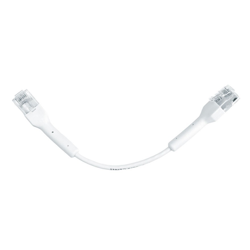 Skyline Cat6a Ethernet Patch Cable 6" White Bendable Slim, 8 Pack