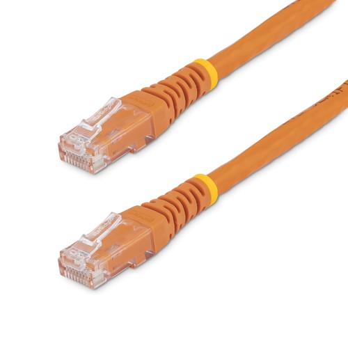 StarTech-New-C6PATCH100OR _ STARTECH 100 FT CAT 6 ORANGE MOLDED RJ45 U