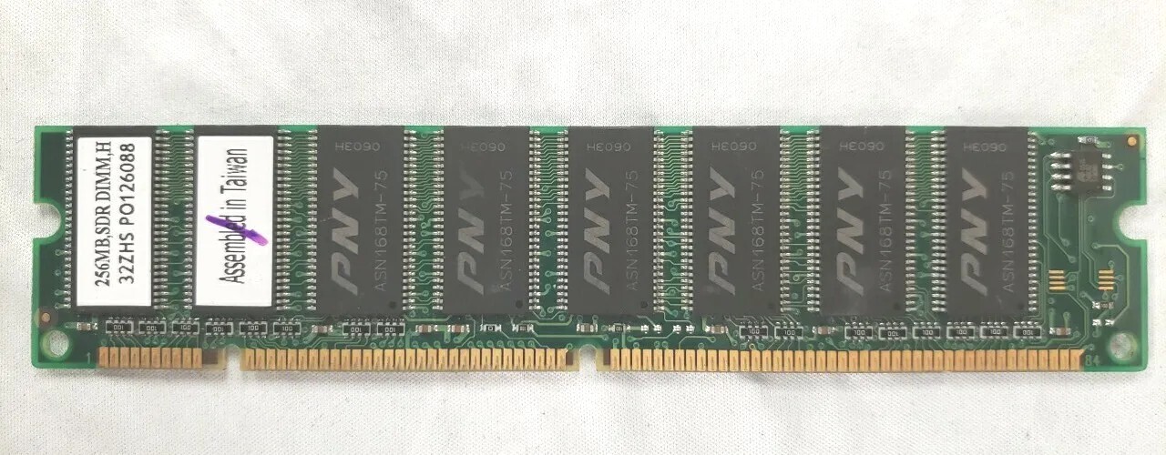 PNY 256mb SDRAM DIMM Memory PO126068