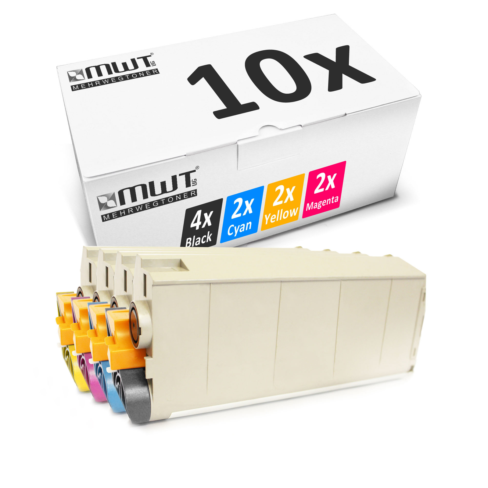 10x MWT Cartridge for OKI Executive 2024-N