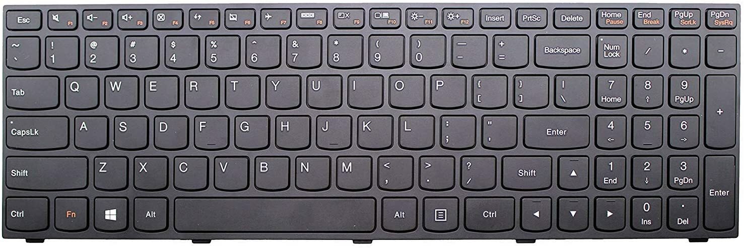 Original US Non-Backlit Keyboard for Lenovo IdeaPad 300-17ISK