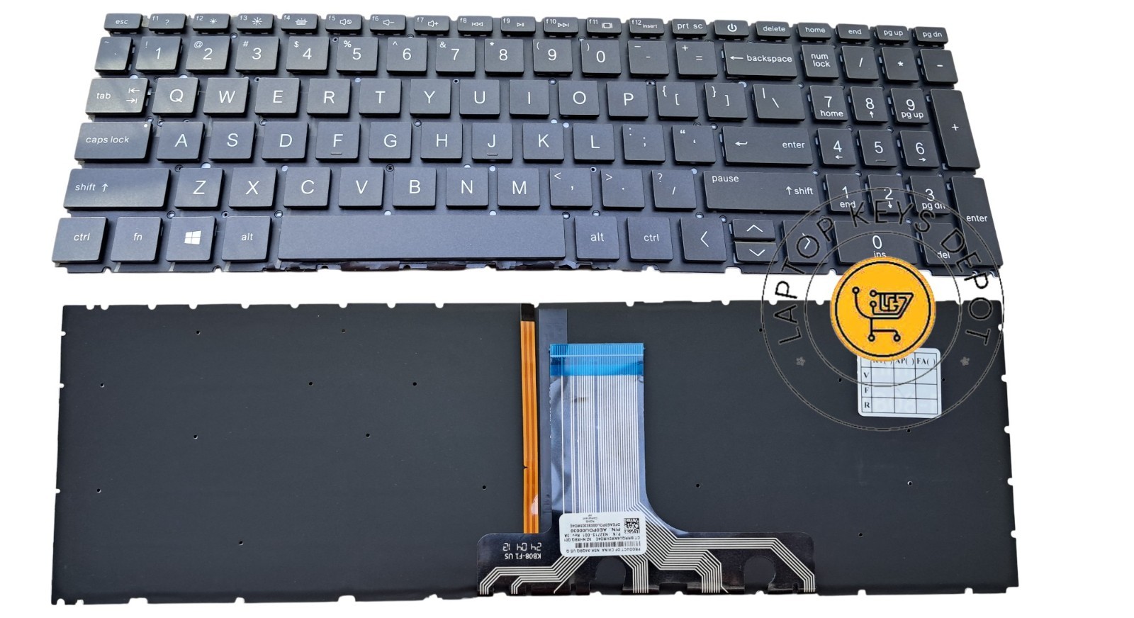 NEW Replacement Backlit Keyboard HP Pavilion Plus 16-AB 16-AG 17-CN 17-CP Series