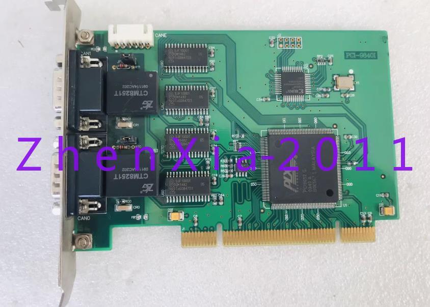 1PC Used PCI-9840I V1.06 CAN card