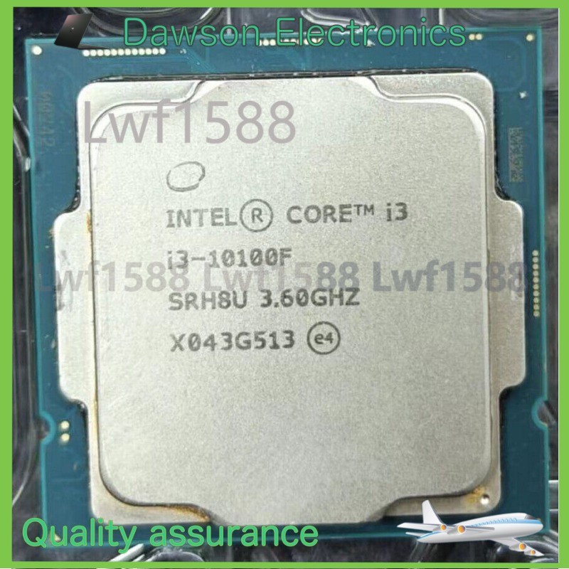 Used Intel Core I3-10100F 4-Core Comet Lake 3.6GHz 8GT/s 6MB LGA1200 Desktop CPU