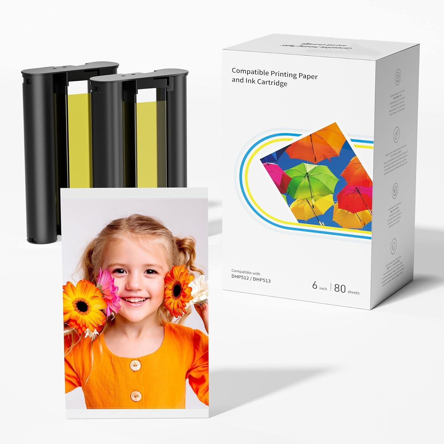80 Sheets Photo paper Liene Amber M100/M200/M110M210 4x6" Photo Printer