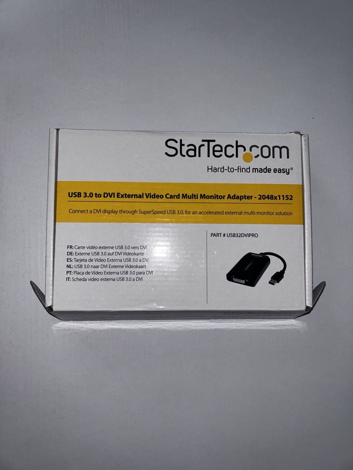Star Tech USB 3.0 External Video Graphics Adapter DVI/VGA, 2048x1152