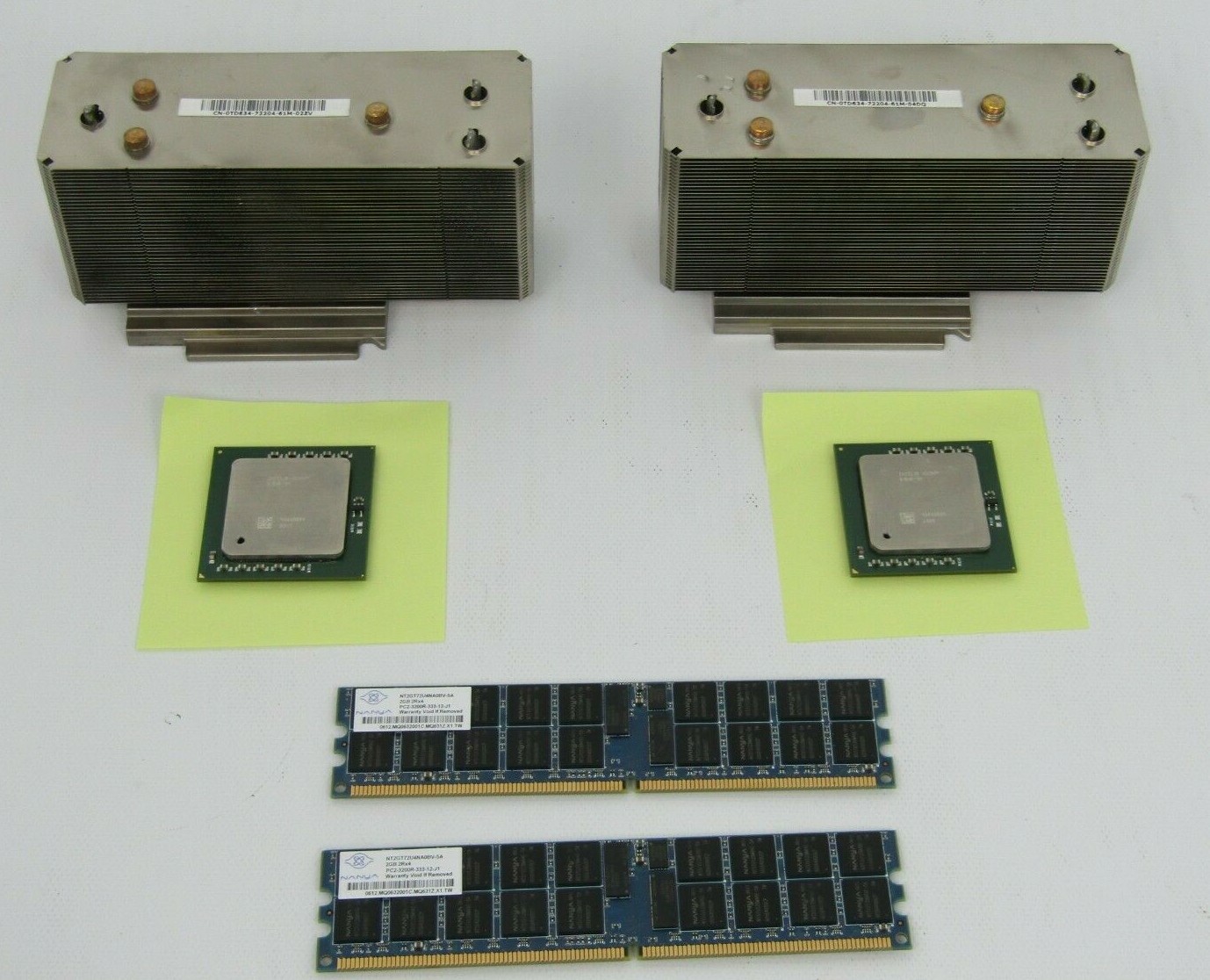  Lot Dell Poweredge 2800 Dual CPU Kit  3.0GHz SL7ZF  XEON