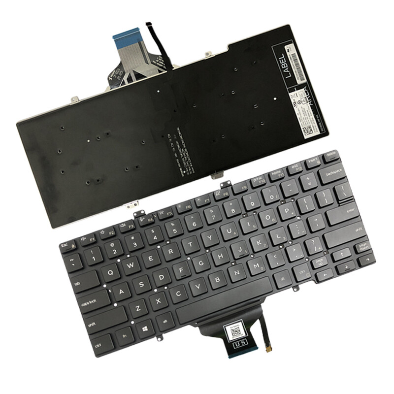 New US Black English Backlit Backlight for Dell Latitude 7400 3400 5400
