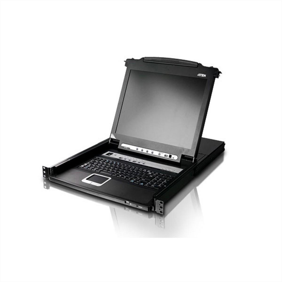 ATEN CL5708M US LCD KVM Sw USB PS/2 VGA KVM Switcher 8-Port ~D~