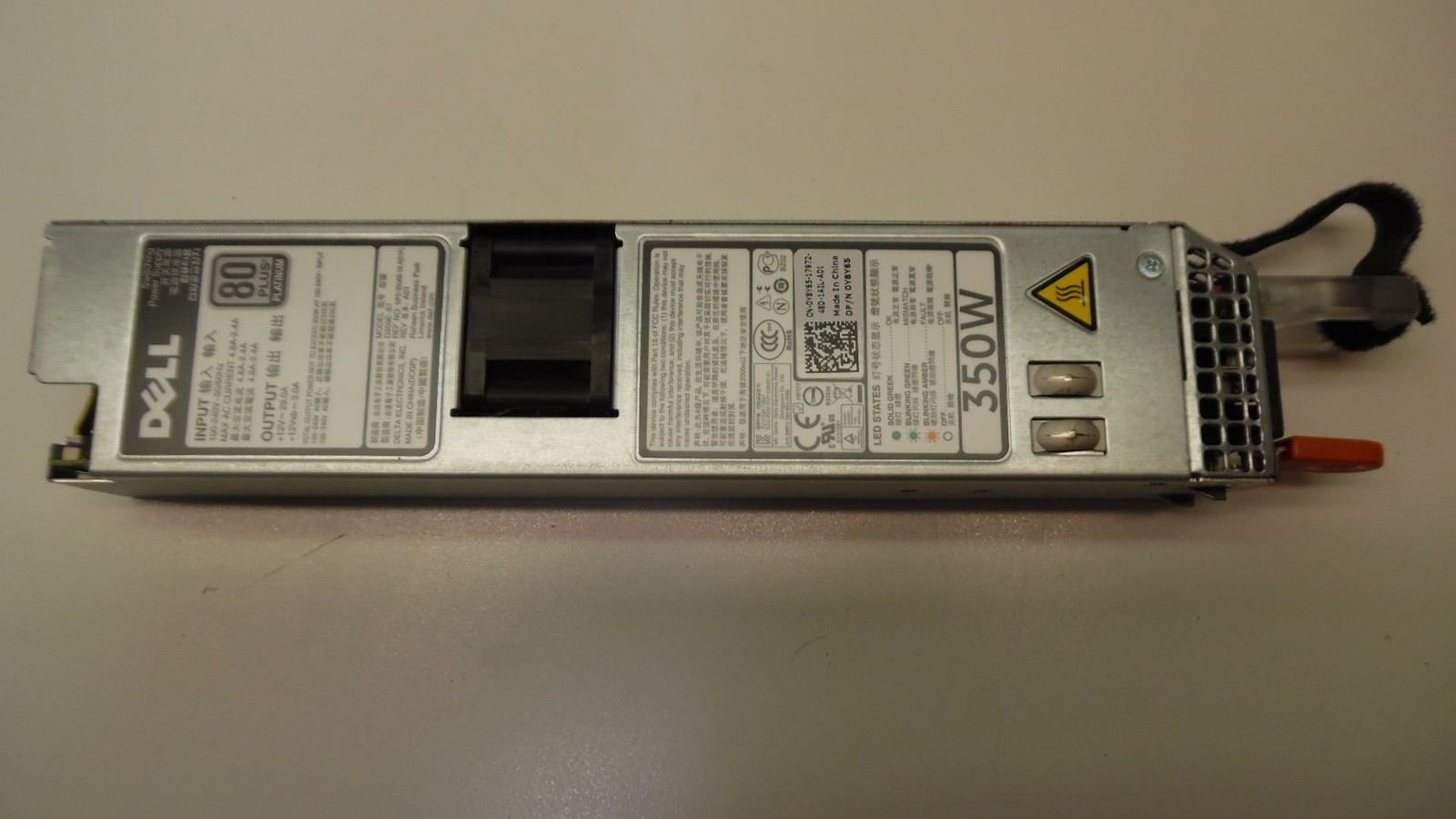 Original Dell PowerEdge R320/R420 350W OEM Power Supply D350E-S1 0Y8Y65