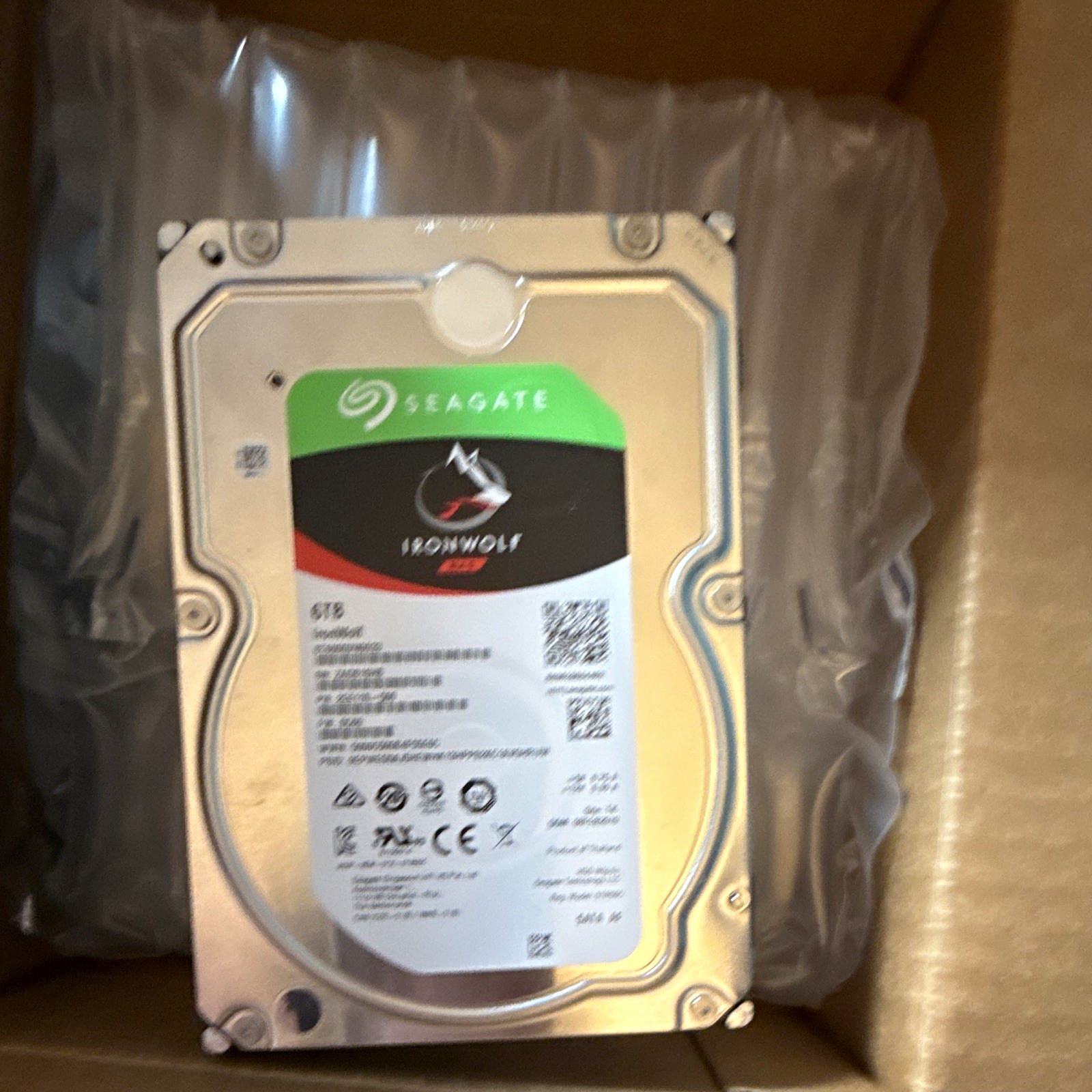 Seagate IronWolf 4TB 3.5in Internal Desktop HDD Hard Drive Silver