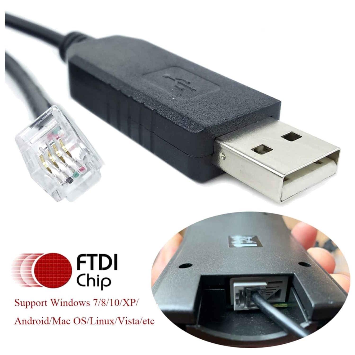 USB to Serial Cable for Celestron Hand Controller
