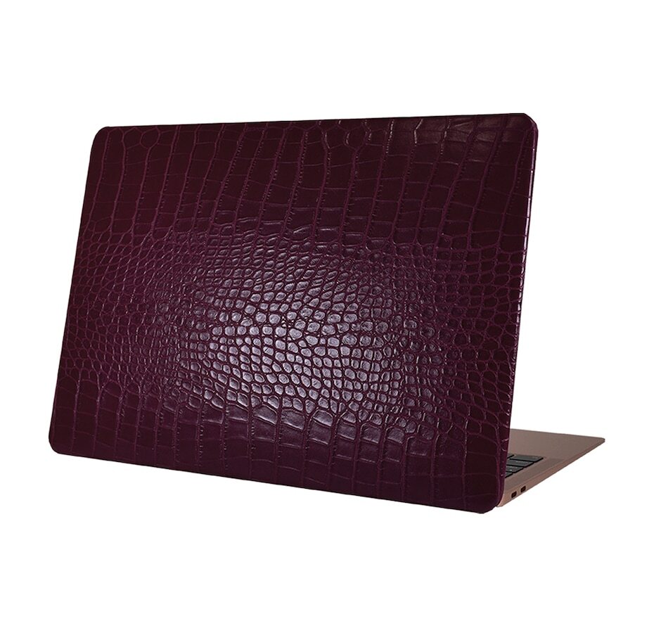 Digital Basics Exoshield Clip-On Case for MacBook Air 2020 13" - Plum Crocodile