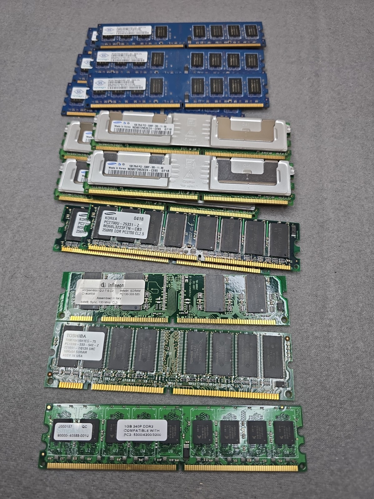 15 Sticks Of RAM