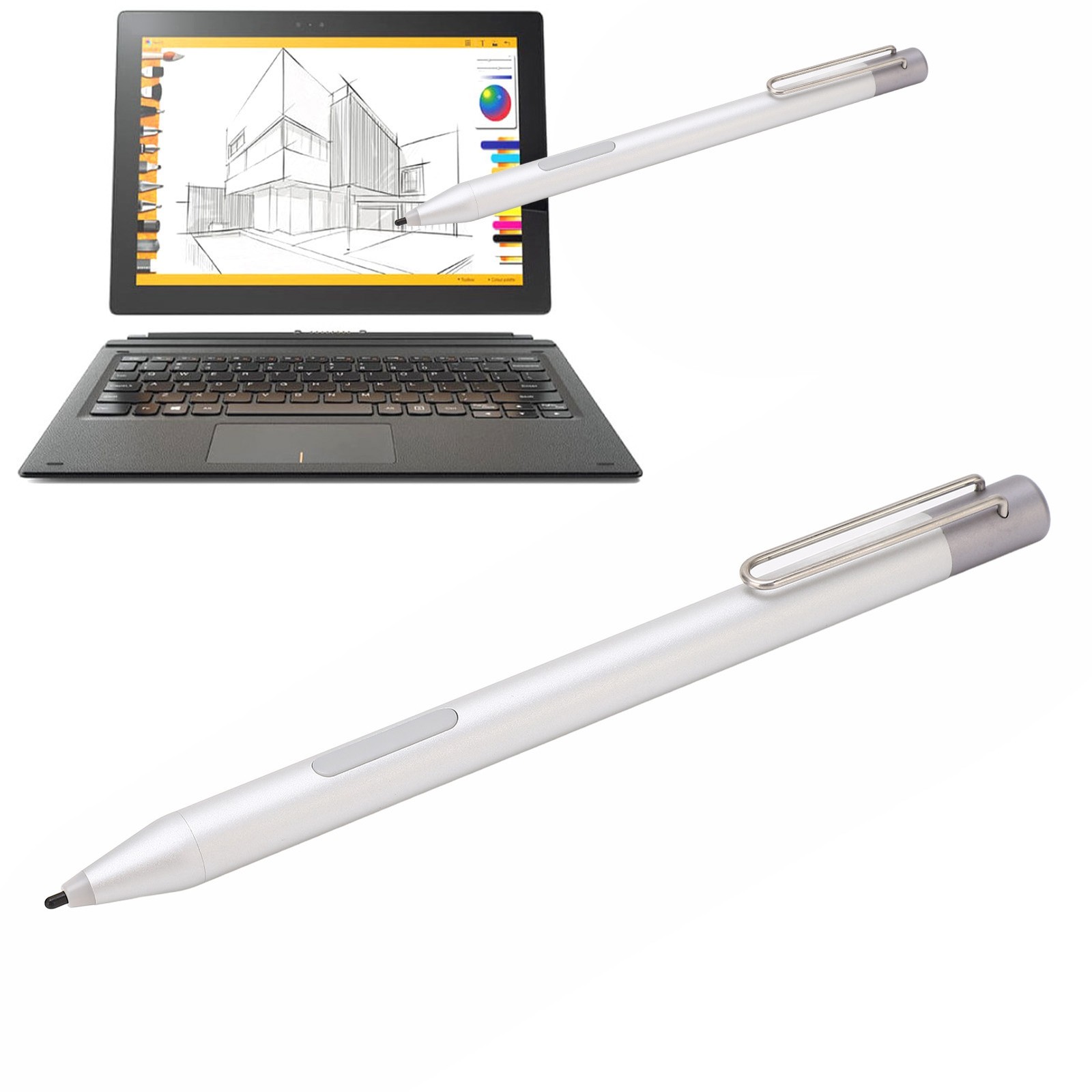 MPP1.51 Stylus Active Pen 4096 Level Pressure Sensing Touch Screen Pen For EQMF