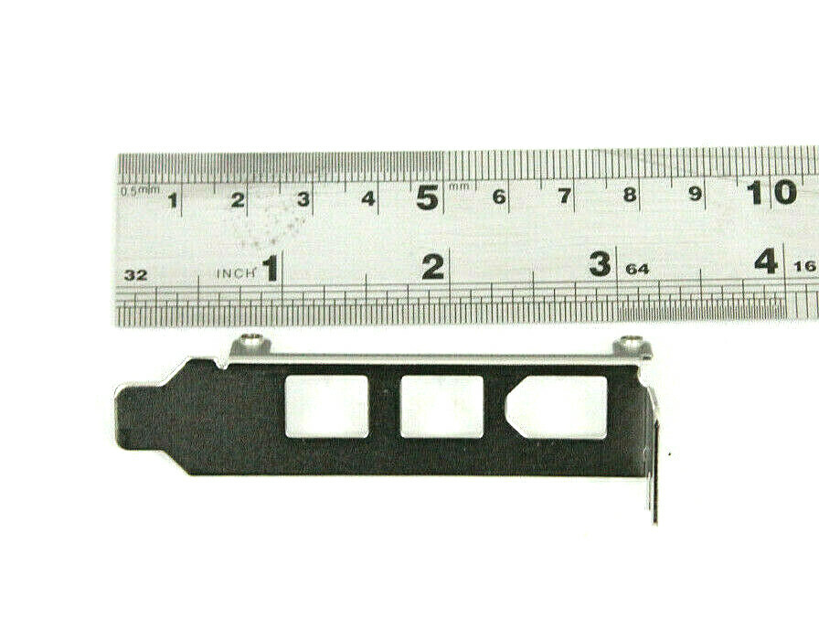 2 Pcs Genuine 3 Port 1394 FireWire Low Profile PCI Bracket