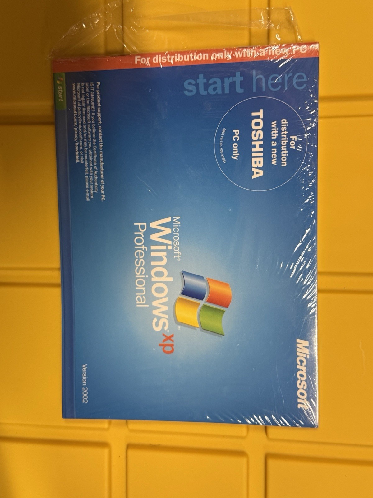 microsoft windows xp professional (TOSHIBA)
