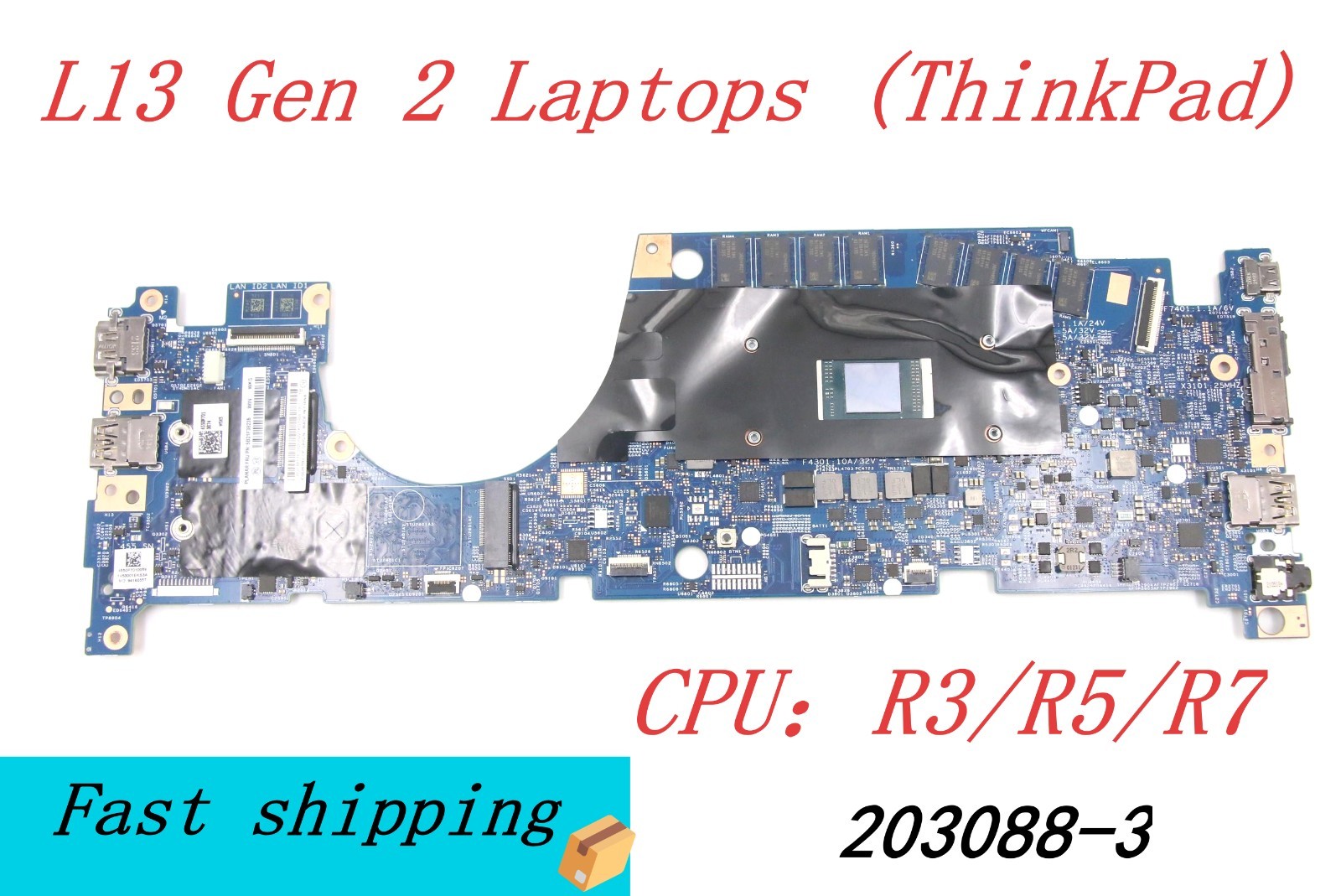 Lenovo L13 Gen 2 Laptops (ThinkPad) R3 R5 R7 203088-3 Motherboard