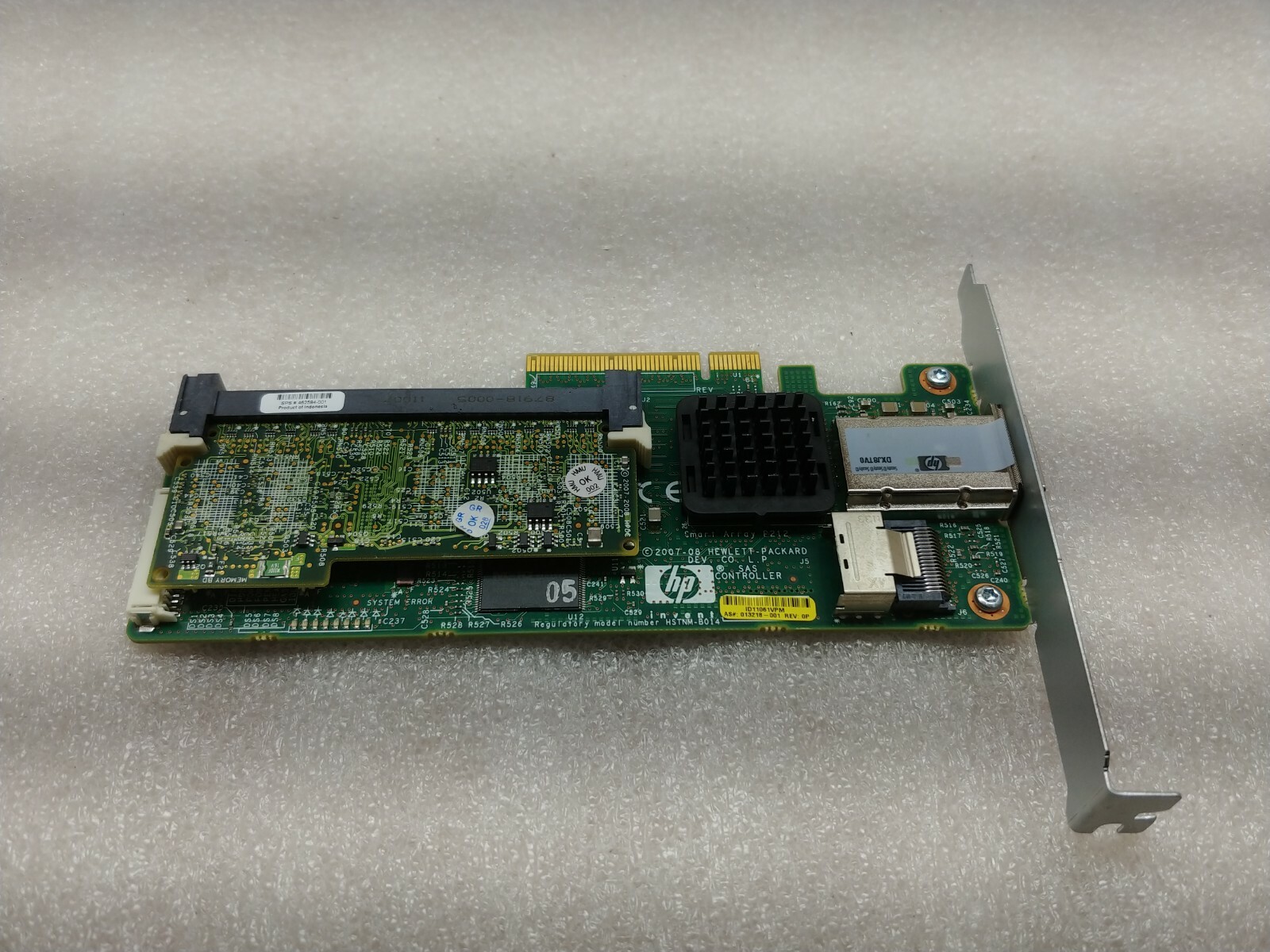 HP Smart Array P212 SAS x8 PCIe Controller 462594-001 013218-001 Great Condition