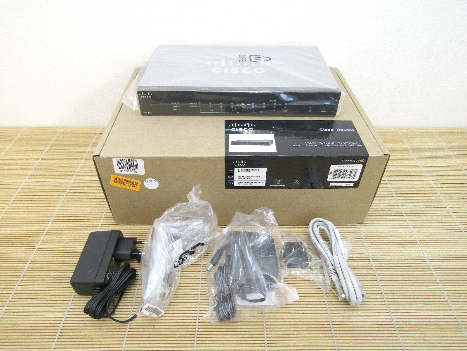 NEW Cisco RV260-K9 VPN Router NEW OPEN BOX