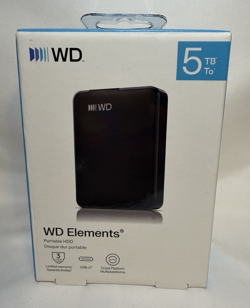 [NEW & SEALED] Western Digital | WD Elements 5TB External HDD (Portable)