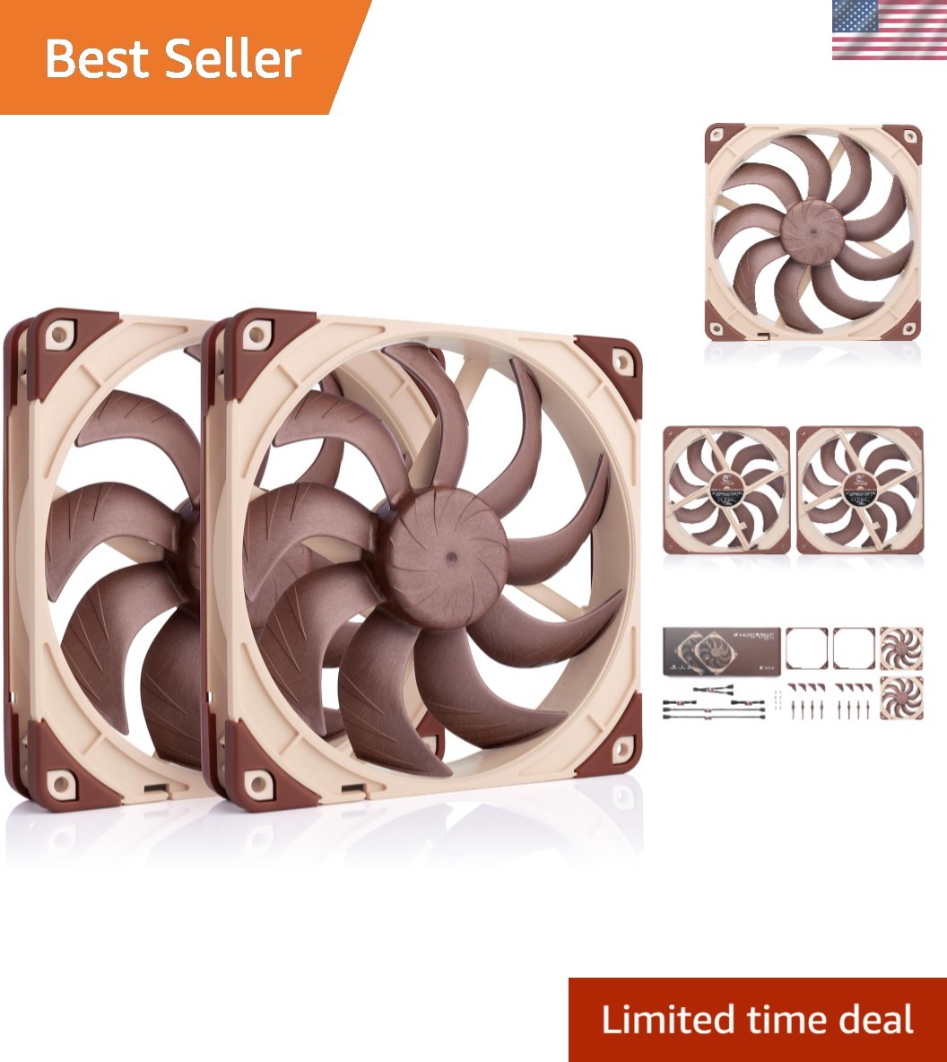 High-Performance Quiet Fans 2x140mm