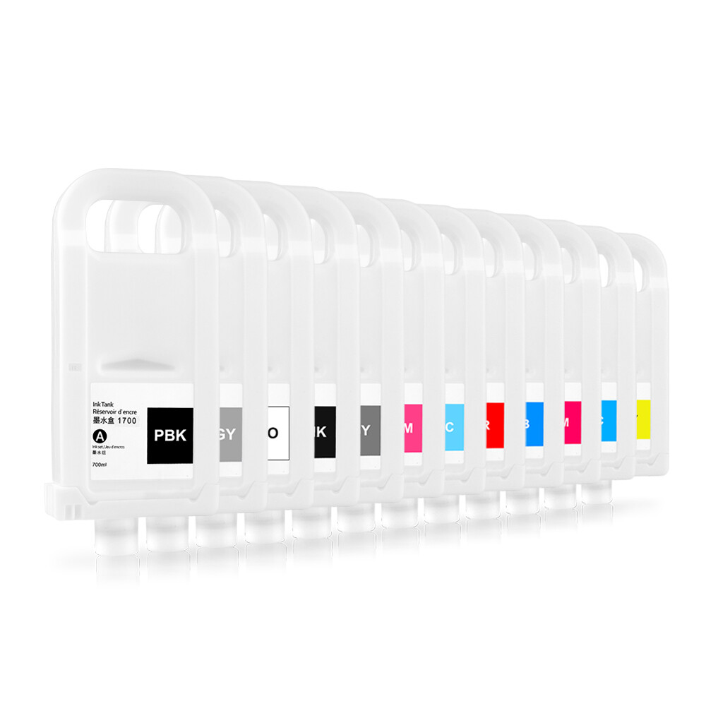 PFI- 1700 Refill Ink Cartridge With Chip For Canon Pro 2000s 4000s 6000s Printer