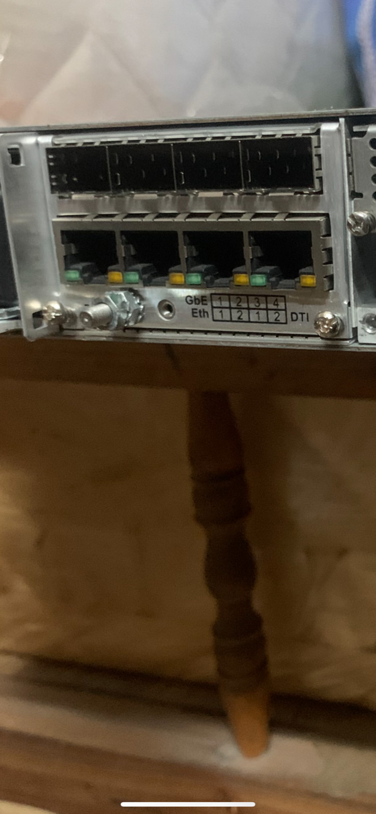 Cisco RFGW-1-IO-MOD 4018231 4x Gbe SFP 4x RJ-45 Module 4018155-B For RFGW-1-D