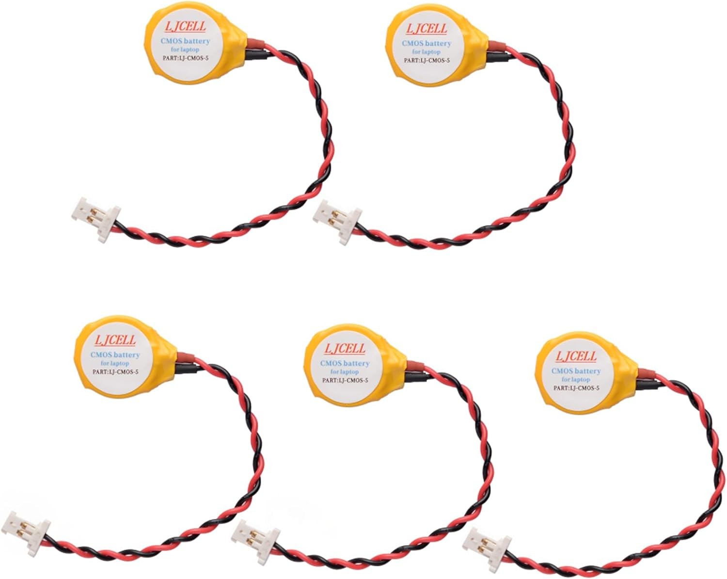 5PCS CMOS ML1220 Battery for DELL XPS 13 15 9343 9350 9360 9365 BIOS RTC ML1220