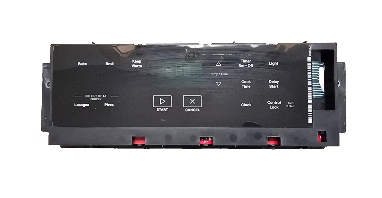 W11773434 - Control Board w/ Black Overlay     S1