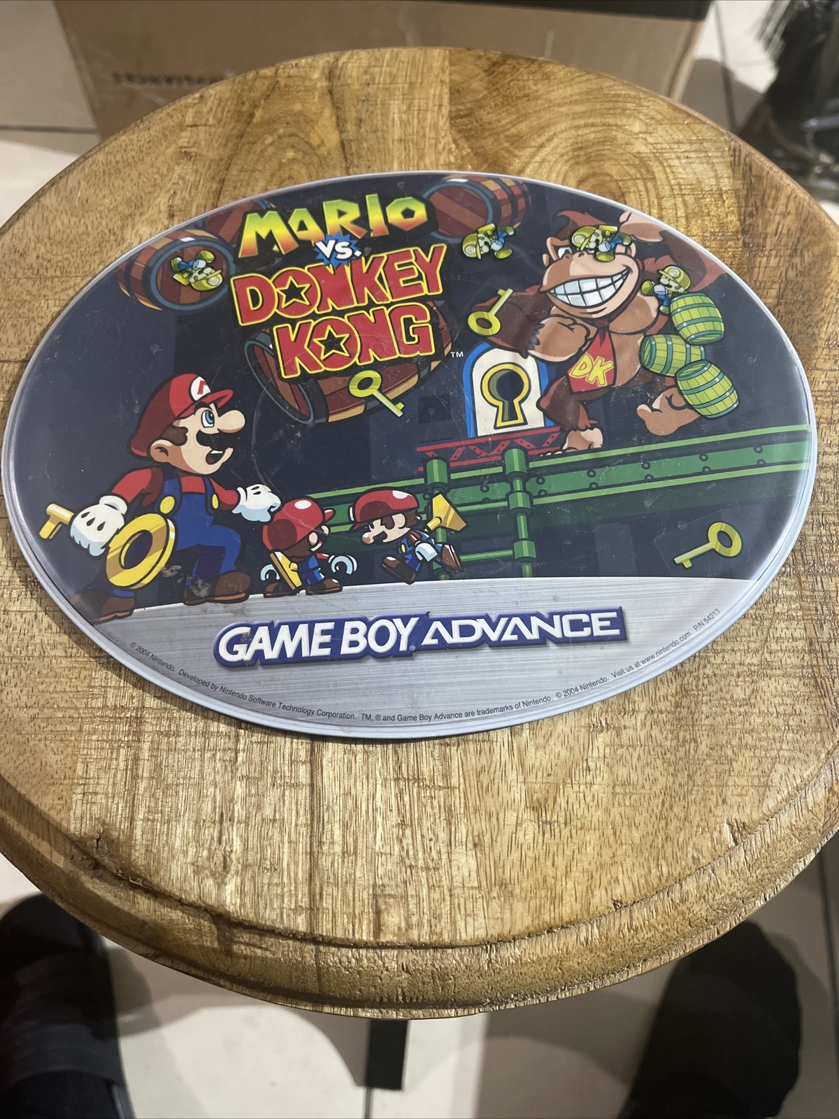 NINTENDO GAMEBOY ADVANCE MARIO VS. DONKEY KONG CLASSIC RARE MOUSE PAD MAKE OFFER