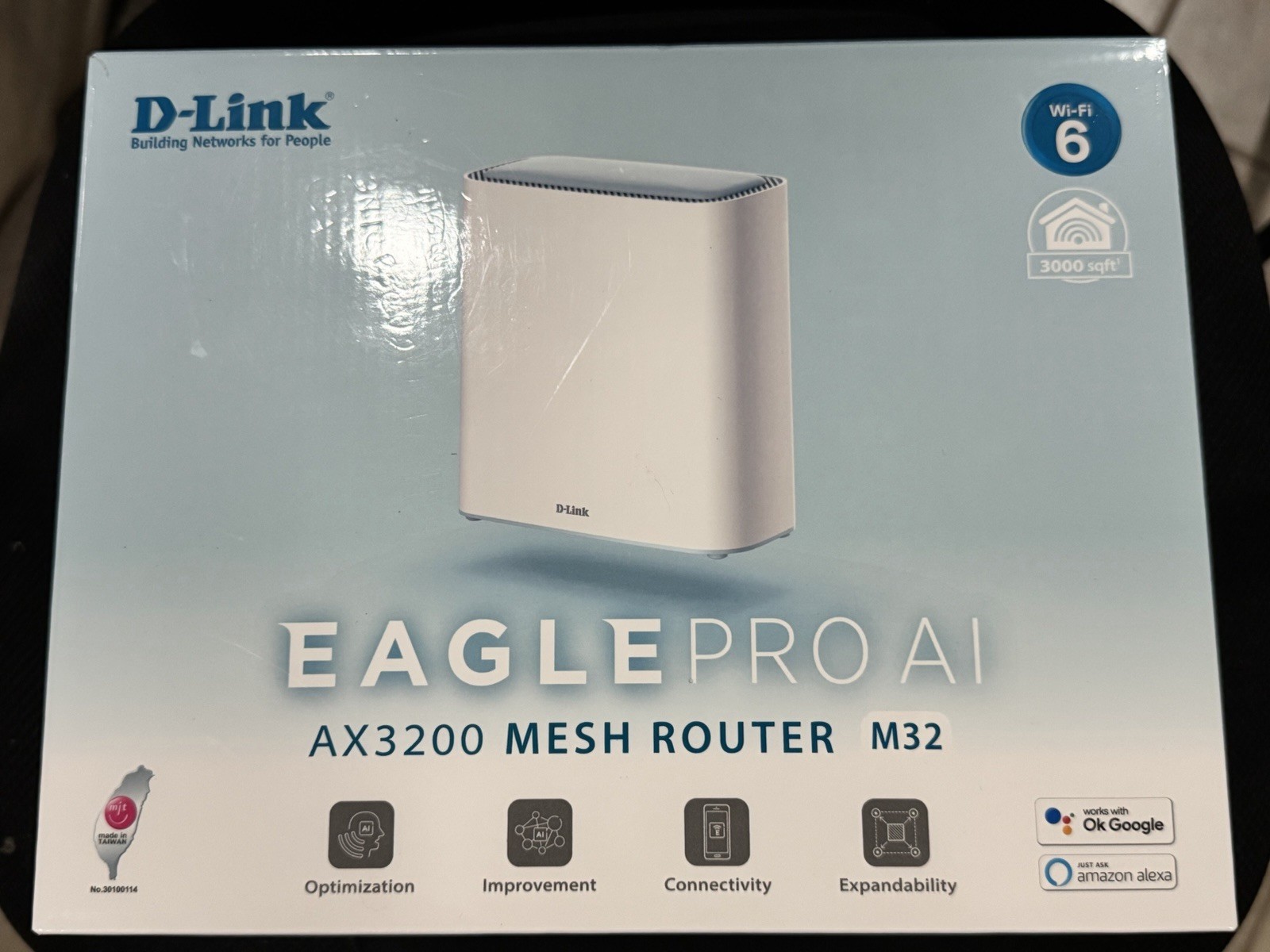 D-Link Eagle Pro AI AX3200 Mesh WiFi 6 System M32