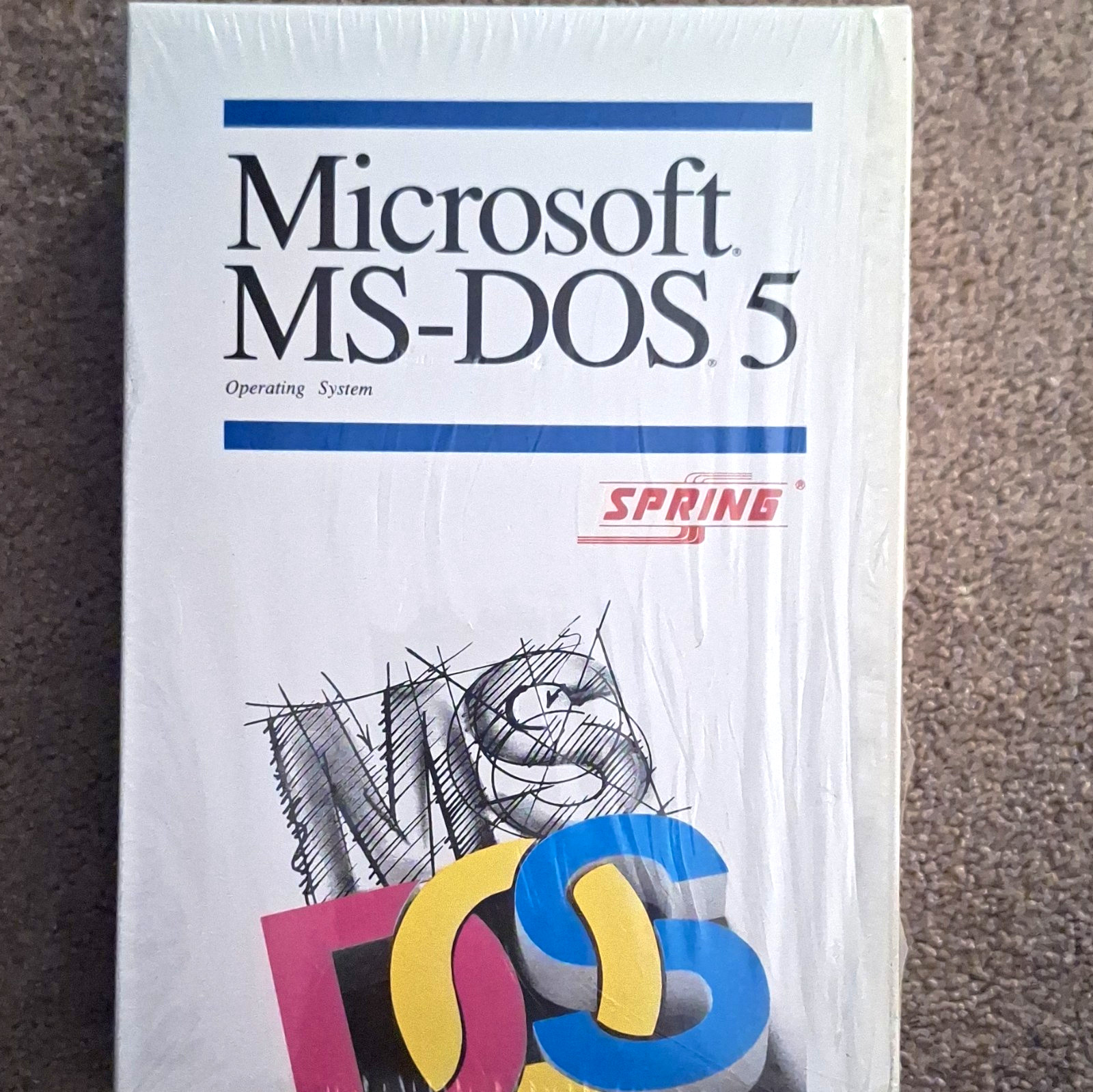 Microsoft MS-DOS 5 Operating System, English 5.25" Floppy, Standard License