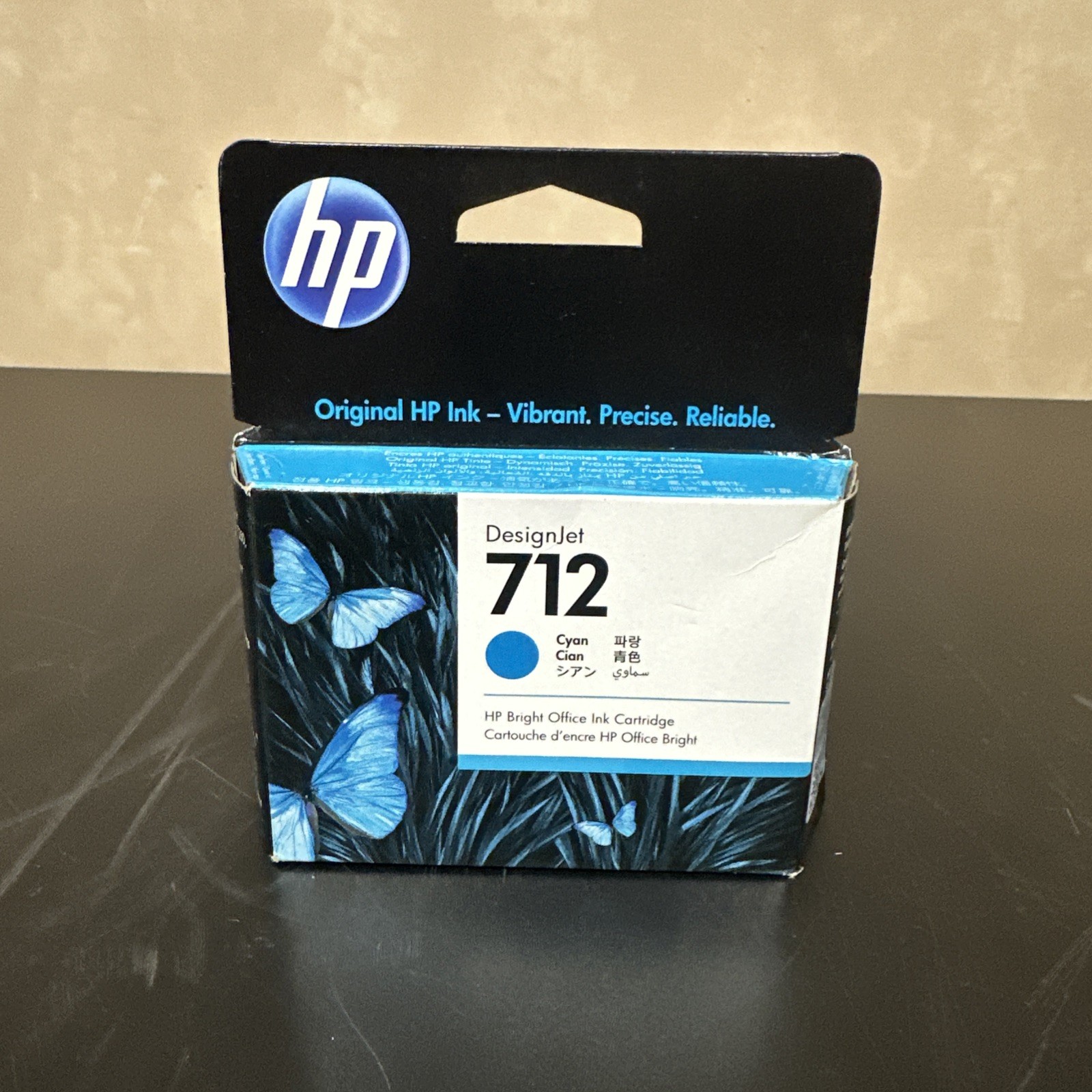 New HP 712 Cyan 3ED67A DesignJet Office Ink Cartridge  EXP: 11/2027