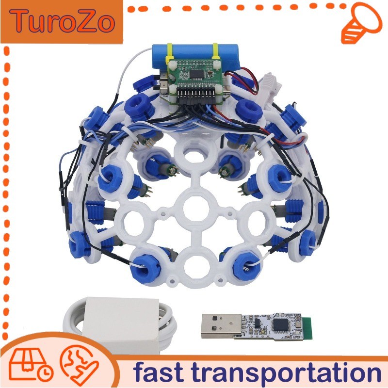 3D-Printed 16Channel EEG Caps for OpenBCI++ Brain Computer Interface Acquisition