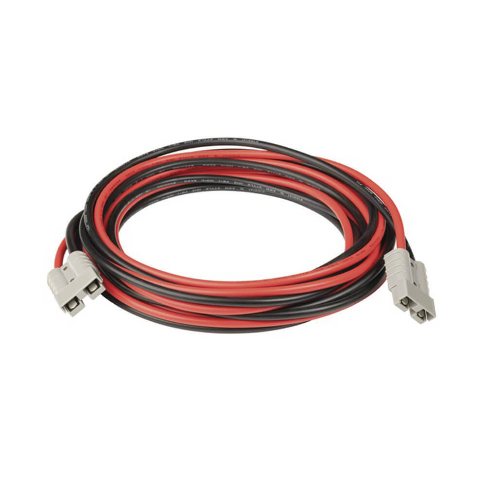 High Current Connector Extension Cable 50A 1M Red and Black Durable Quality