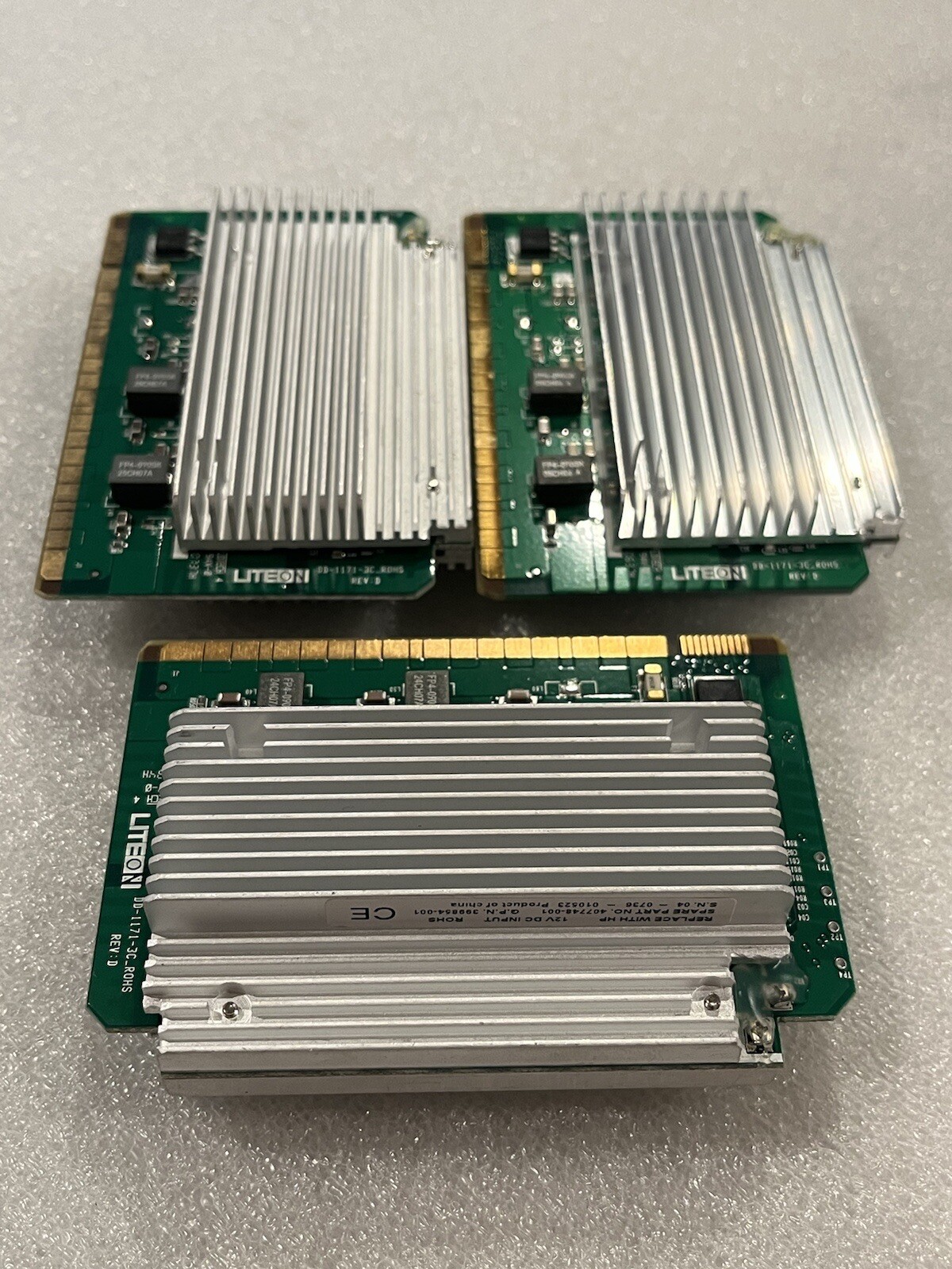 LITEON DD-1171-3C_ROHS VOLTAGE REGULATOR BOARD FOR SERVERS 407748-001 (LOT OF 3)