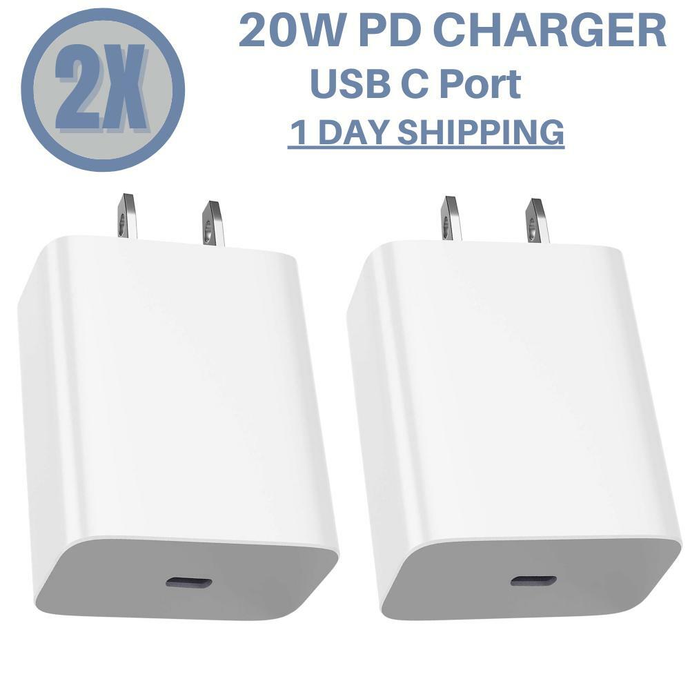 20W PD Fast Wall Charger For iPhone 16 15 14 13 12 11 Pro Max XR 8 USB-C Adapter