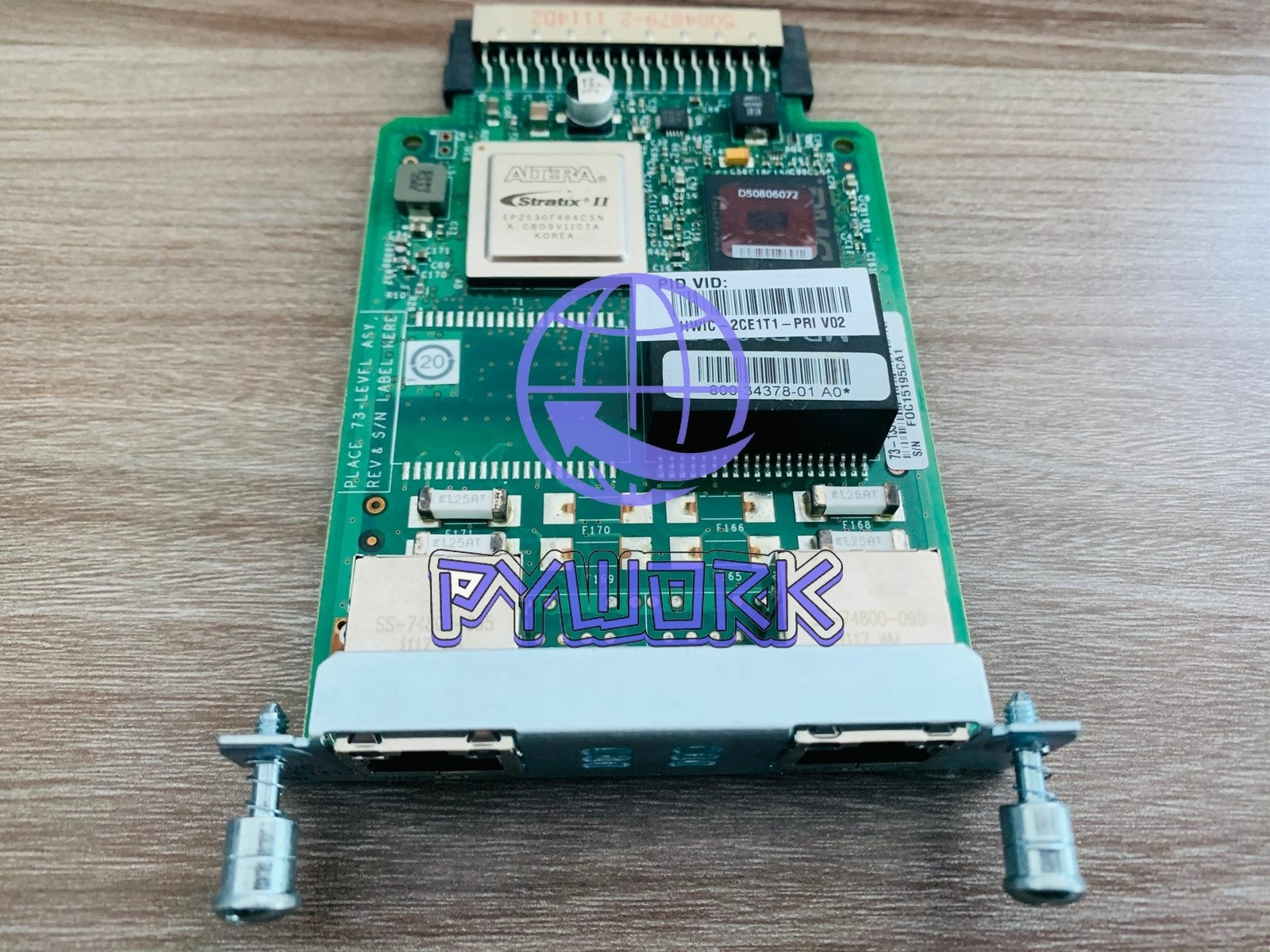 1pc USED HWIC-2CE1T1-PRI router module interface card