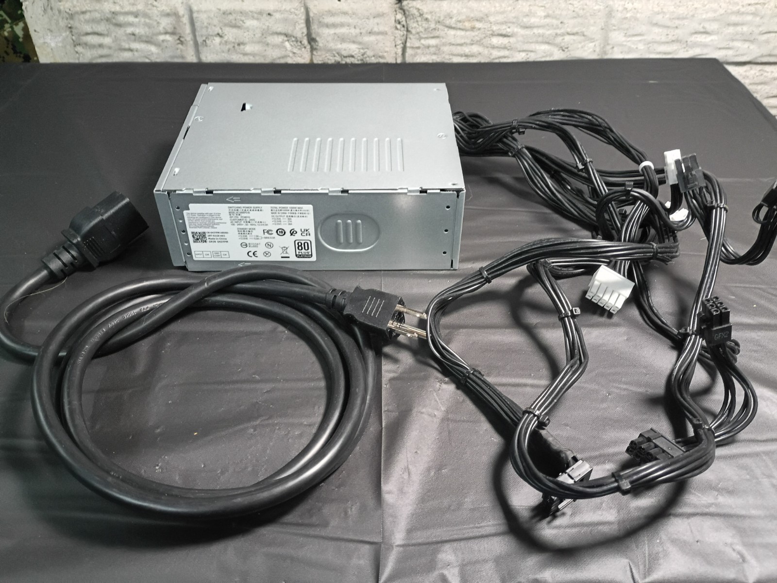 Tested/Open Alienware Aurora R13 R14 1000W Power Supply Dell AC1000EPS-00 43YPM