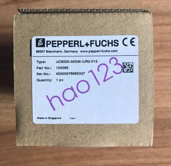 NEW 1PCS Pepperl+Fuchs Ultrasonic Sensor UC6000-30GM-IUR2-V15 DHL/FedEx