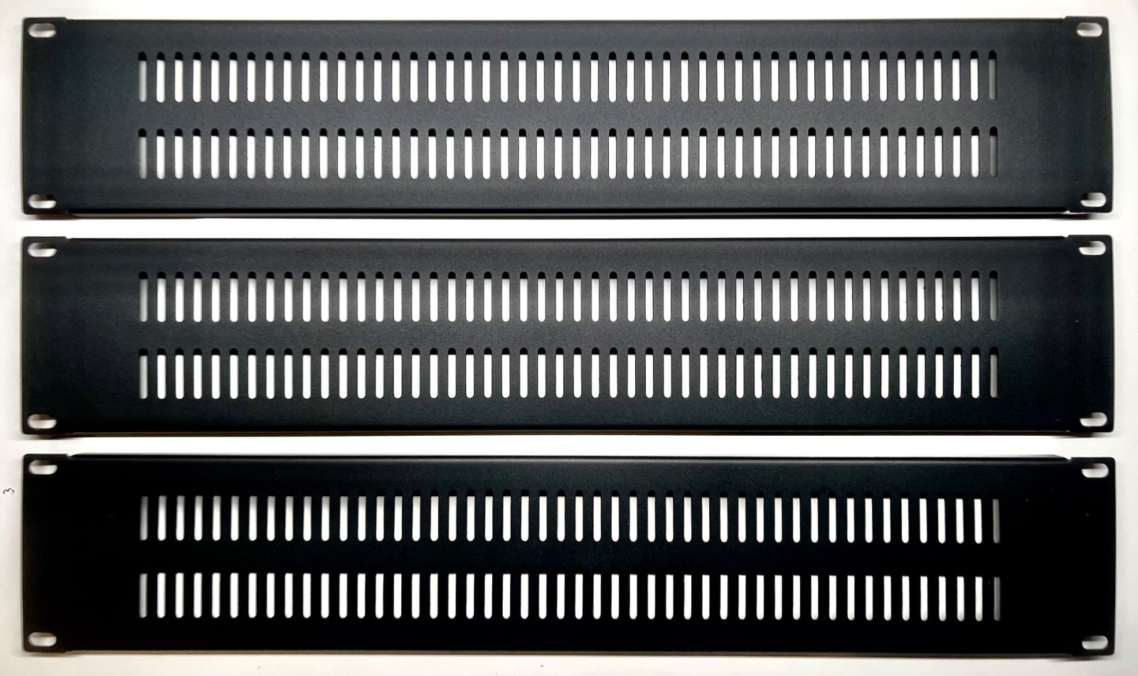 3 pack 2U Vented Blank Rack Mount Panel Spacer for 19" Server Cabinet w screws